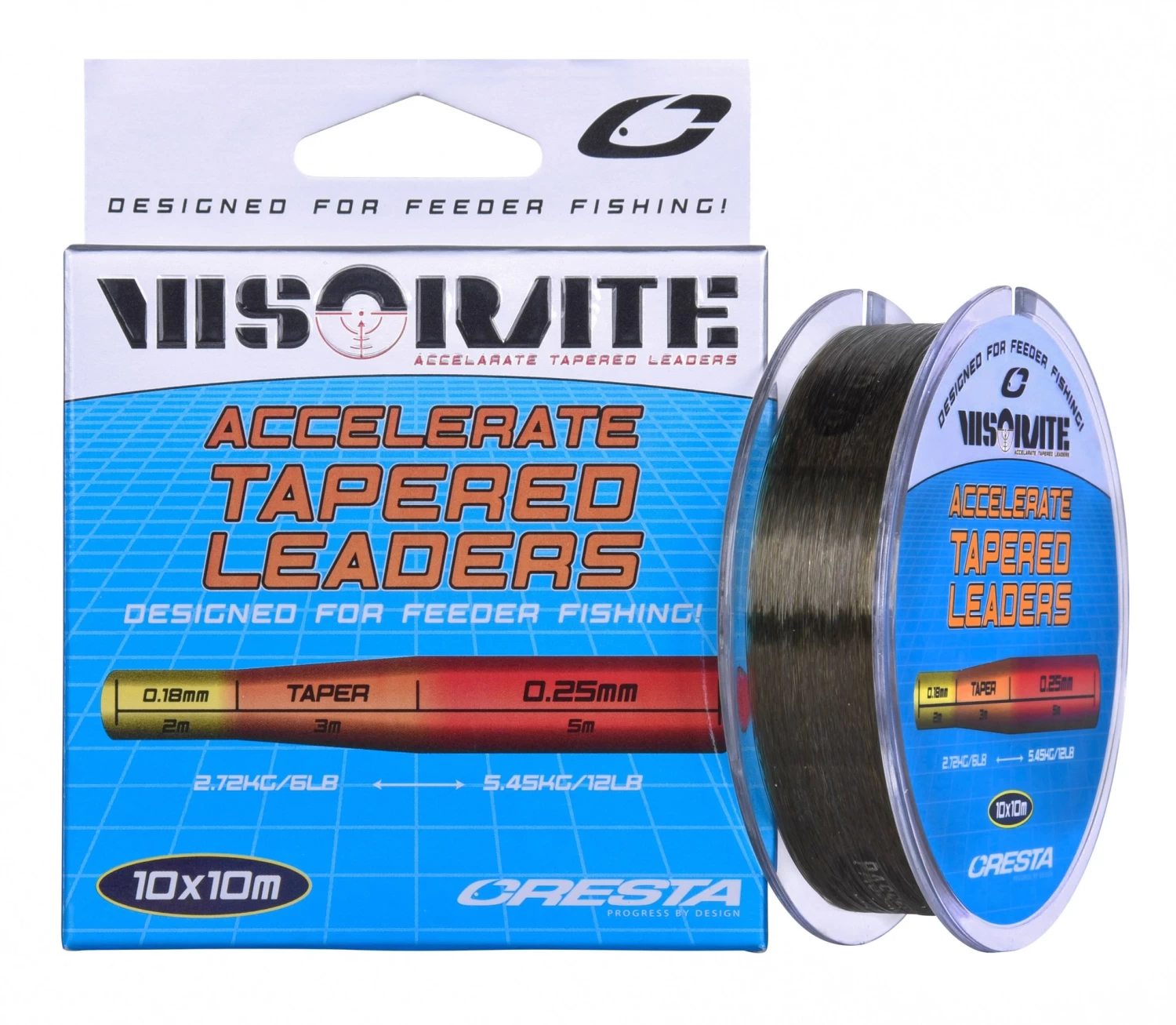 Cresta Visorate Accelerate Tapered Leaders 3 Cresta Visorate Accelerate Tapered Leaders
