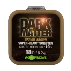 Korda Dark Matter Tungsten Coated Braid (Brown)