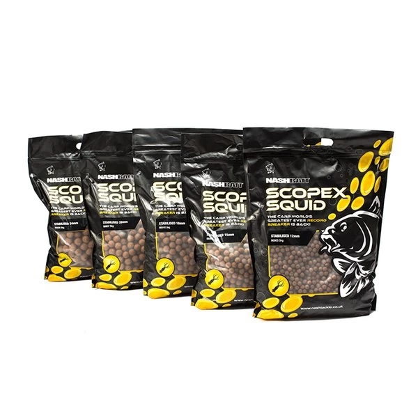 Nash Scopex Squid Boilies Stabilised | 5kg 4 Nash Scopex Squid Boilies Stabilised | 5kg - Afbeelding 2