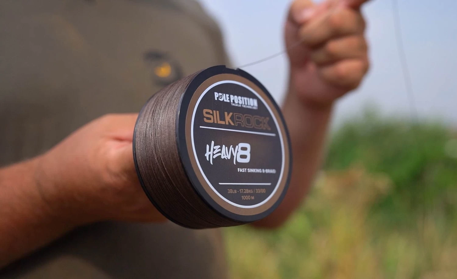Pole Position Silkrock Heavy8 | Gevlochten Lijn | Bruin 5 Pole Position Silkrock Heavy8 | Gevlochten Lijn | Bruin - Afbeelding 3
