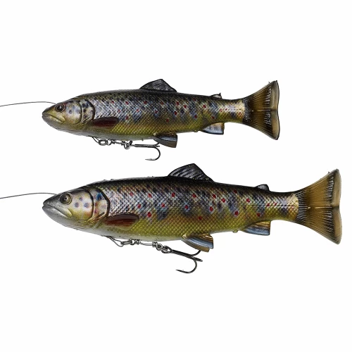 Savage Gear 4D Line Thru Pulse Tail Colorful Trout | Slow Sinking 4 Savage Gear 4D Line Thru Pulse Tail Colorful Trout | Slow Sinking - Afbeelding 2