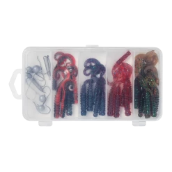 Savage Gear Pro Grub Kit | 52 Stuks + Gratis Box 7 Savage Gear Pro Grub Kit | 52 Stuks + Gratis Box -Visaccessoires Verkoop savage gear pro grub kit 52 stuks gratis box