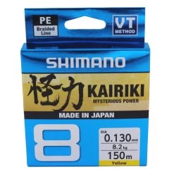 Shimano Kairiki 8 150m Yellow