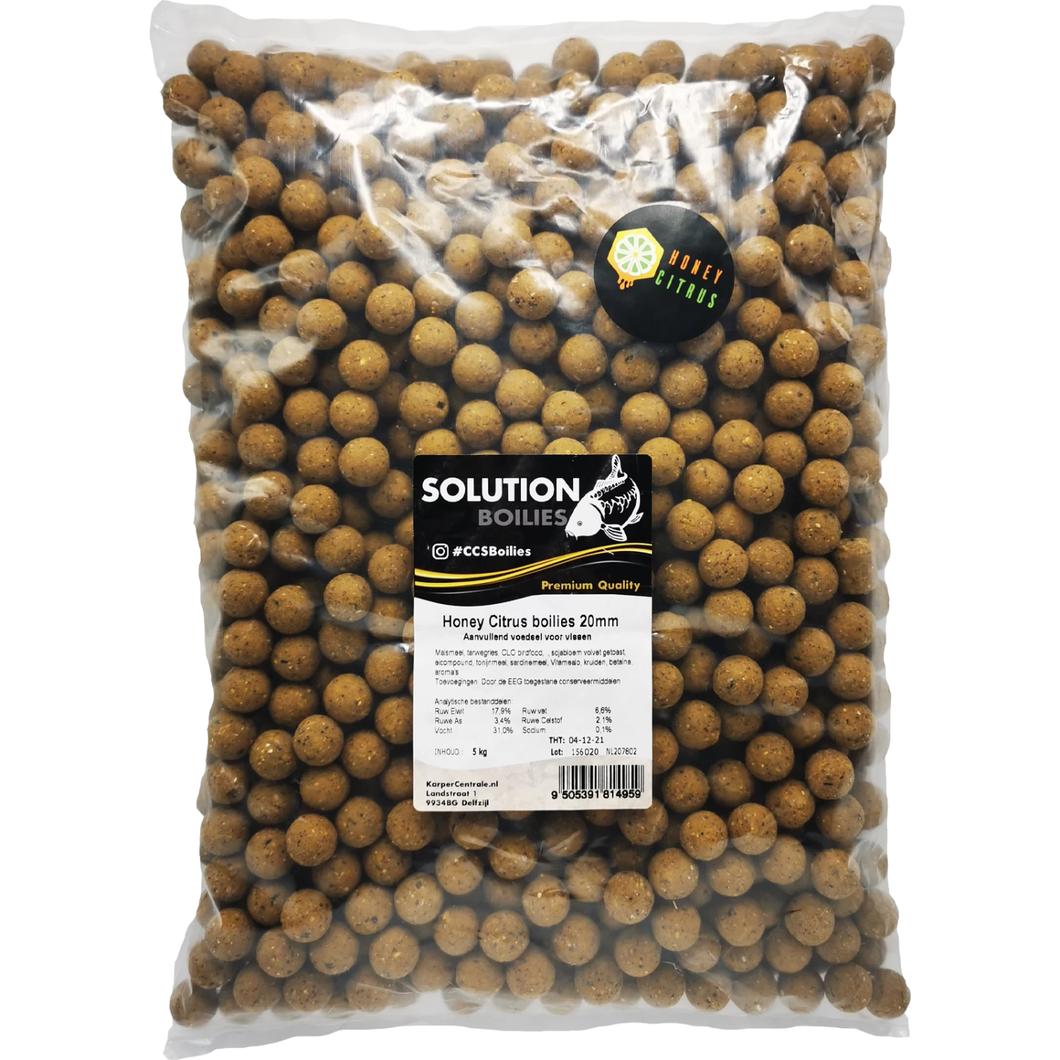 Solution Boilies Honey Citrus Boilies | 5KG 5 Solution Boilies Honey Citrus Boilies | 5KG - Afbeelding 3
