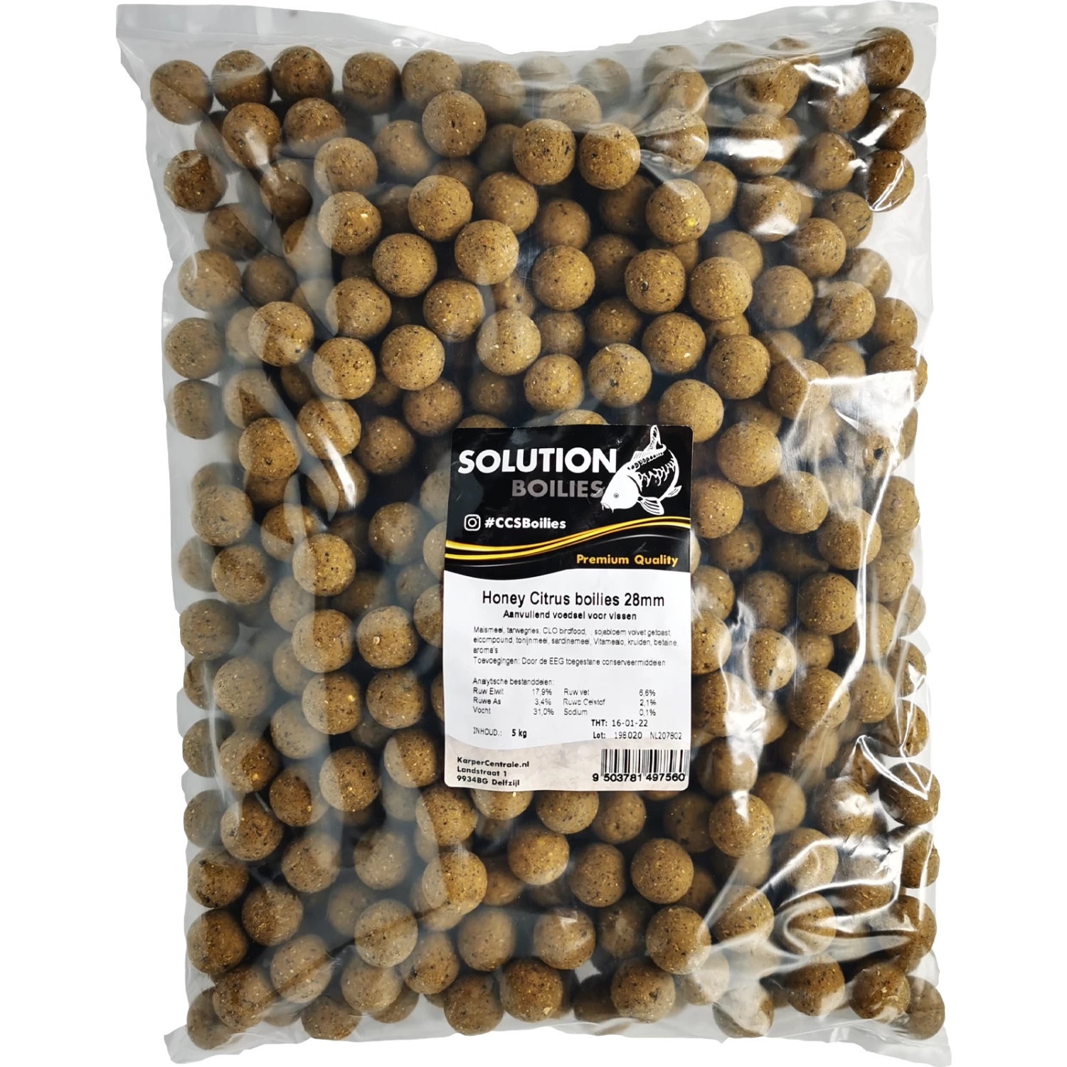 Solution Boilies Honey Citrus Boilies | 5KG 6 Solution Boilies Honey Citrus Boilies | 5KG - Afbeelding 4
