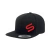 Sonik Black Icon Snapback Cap | Pet -Visaccessoires Verkoop sonik black icon snapback cap pet