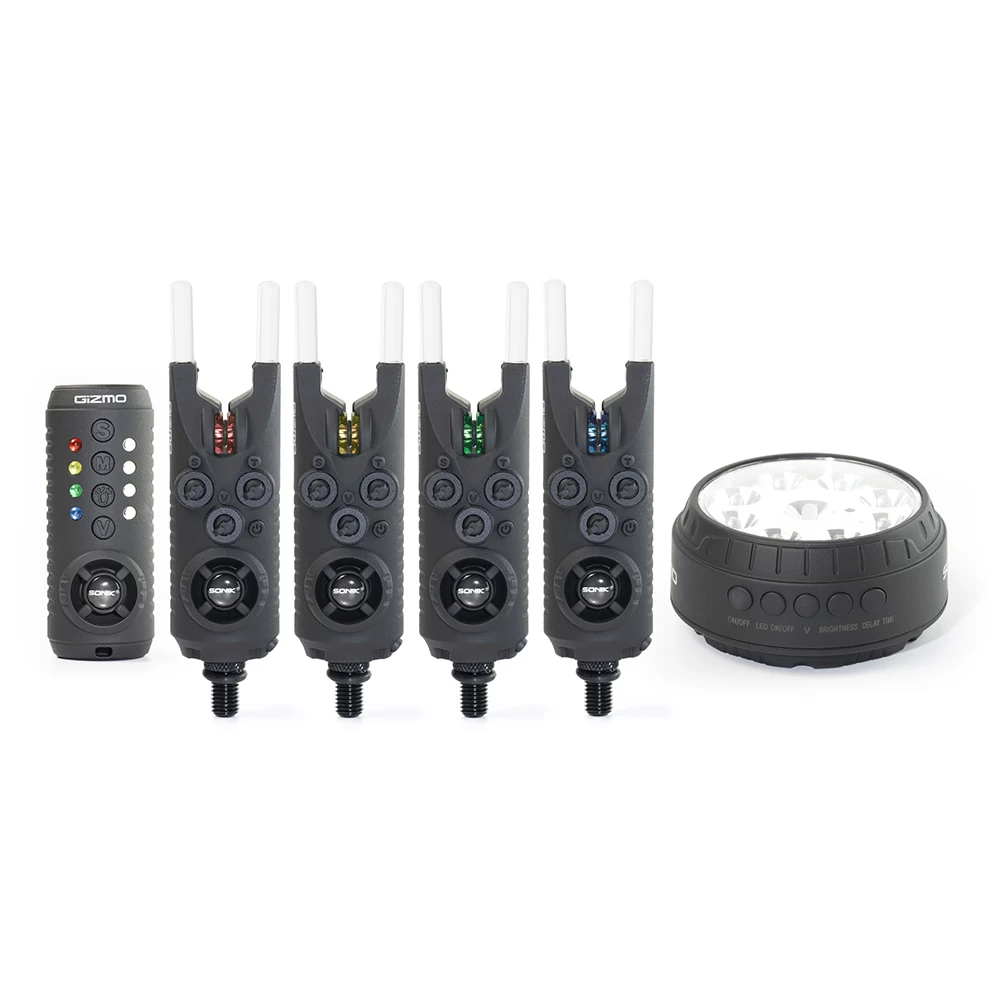 Sonik Gizmo Beetmelder Set | 4+1+Bivvy Lamp 3 Sonik Gizmo Beetmelder Set | 4+1+Bivvy Lamp