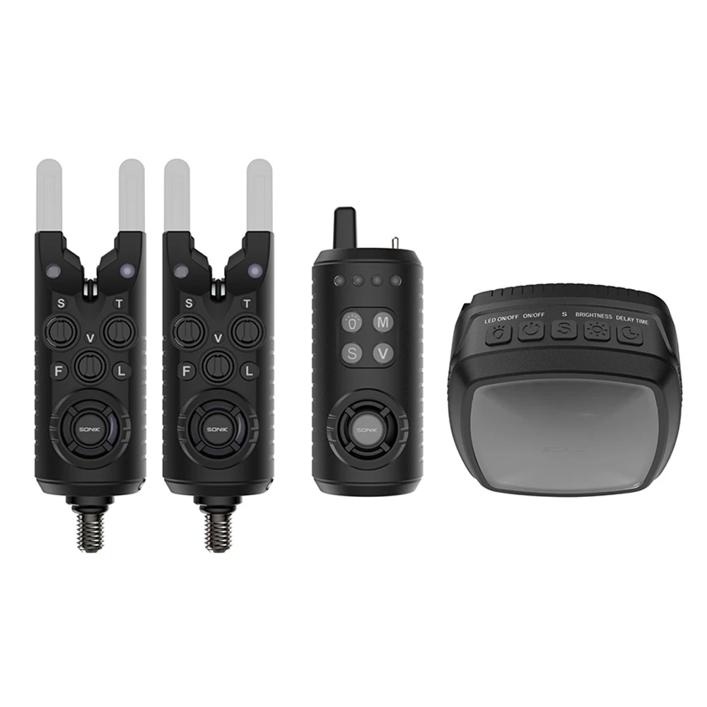 Sonik Gizmo2 Beetmelder Set | 2+1+Bivvy Lamp 3 Sonik Gizmo2 Beetmelder Set | 2+1+Bivvy Lamp