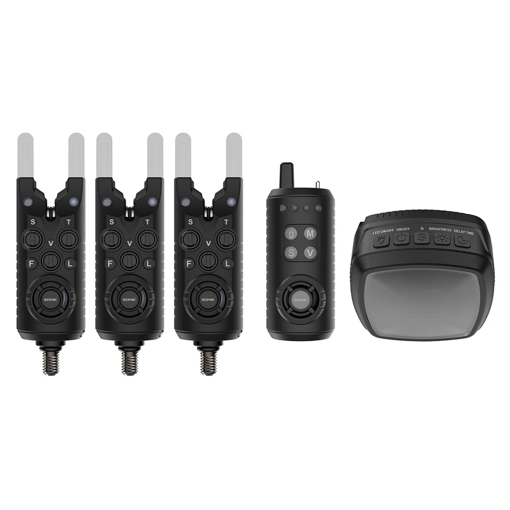 Sonik Gizmo2 Beetmelder Set | 3+1+Bivvy Lamp 3 Sonik Gizmo2 Beetmelder Set | 3+1+Bivvy Lamp