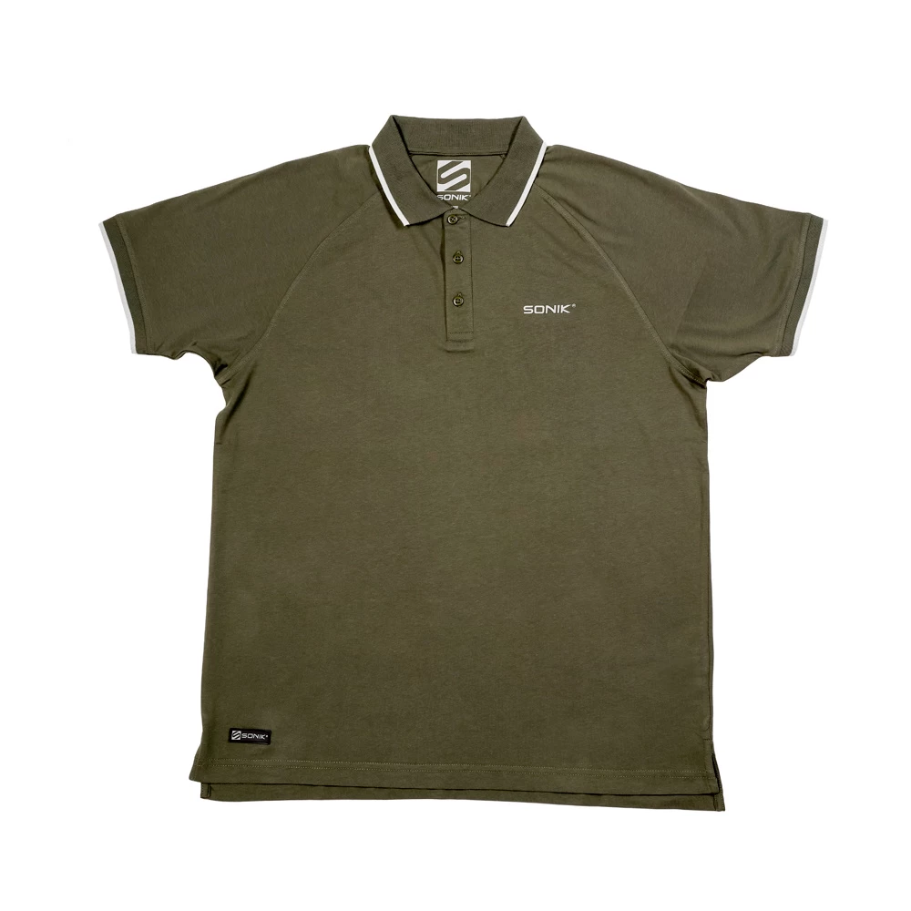 Sonik Green Raglan Polo 3 Sonik Green Raglan Polo