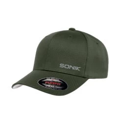 Sonik Olive Green Flexfit Cap | Pet