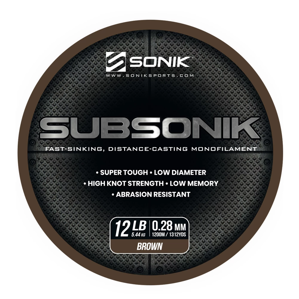 Sonik SubSonik Monofilament Bruin | 1200M 3 Sonik SubSonik Monofilament Bruin | 1200M