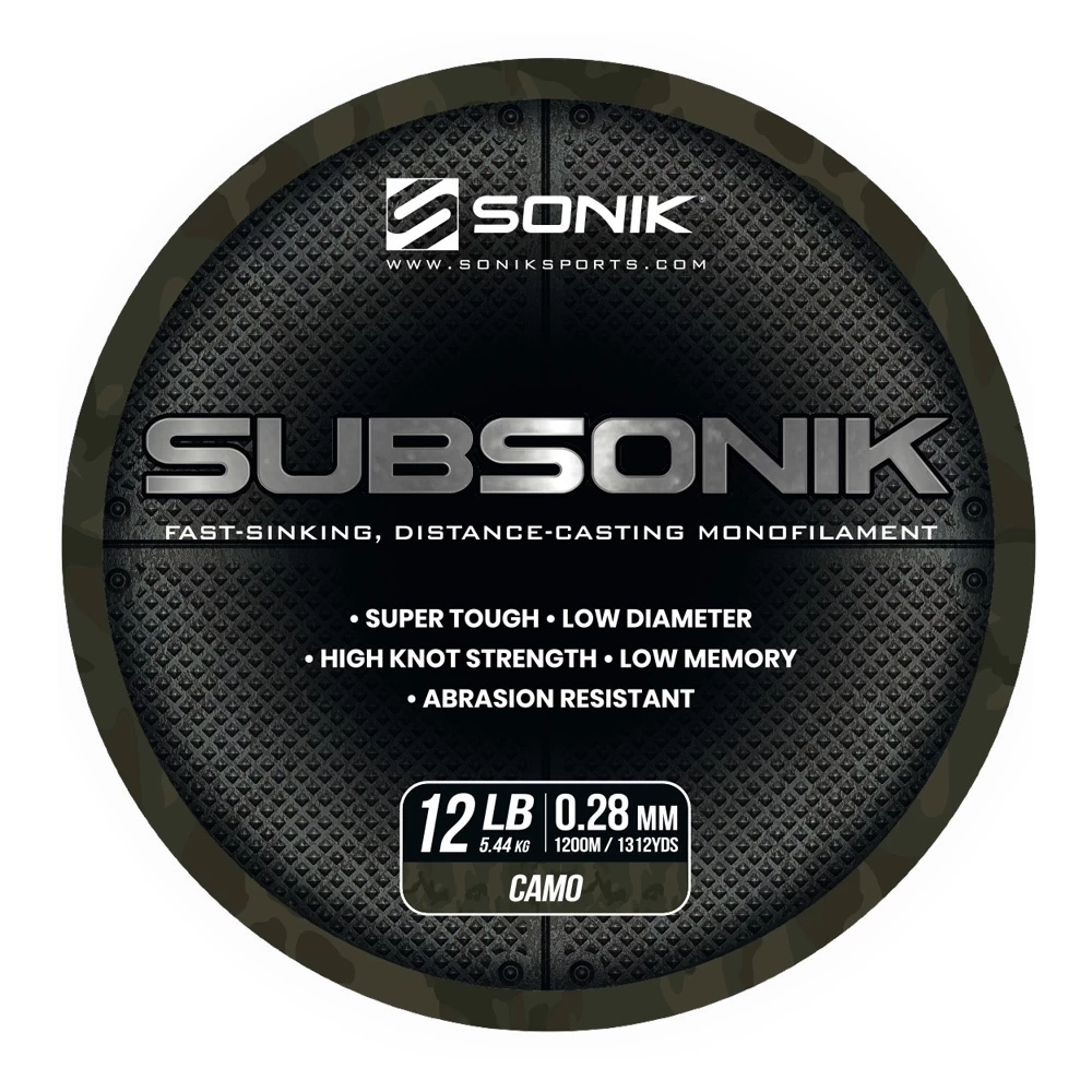 Sonik SubSonik Monofilament Camo | 1200M 4 Sonik SubSonik Monofilament Camo | 1200M - Afbeelding 2