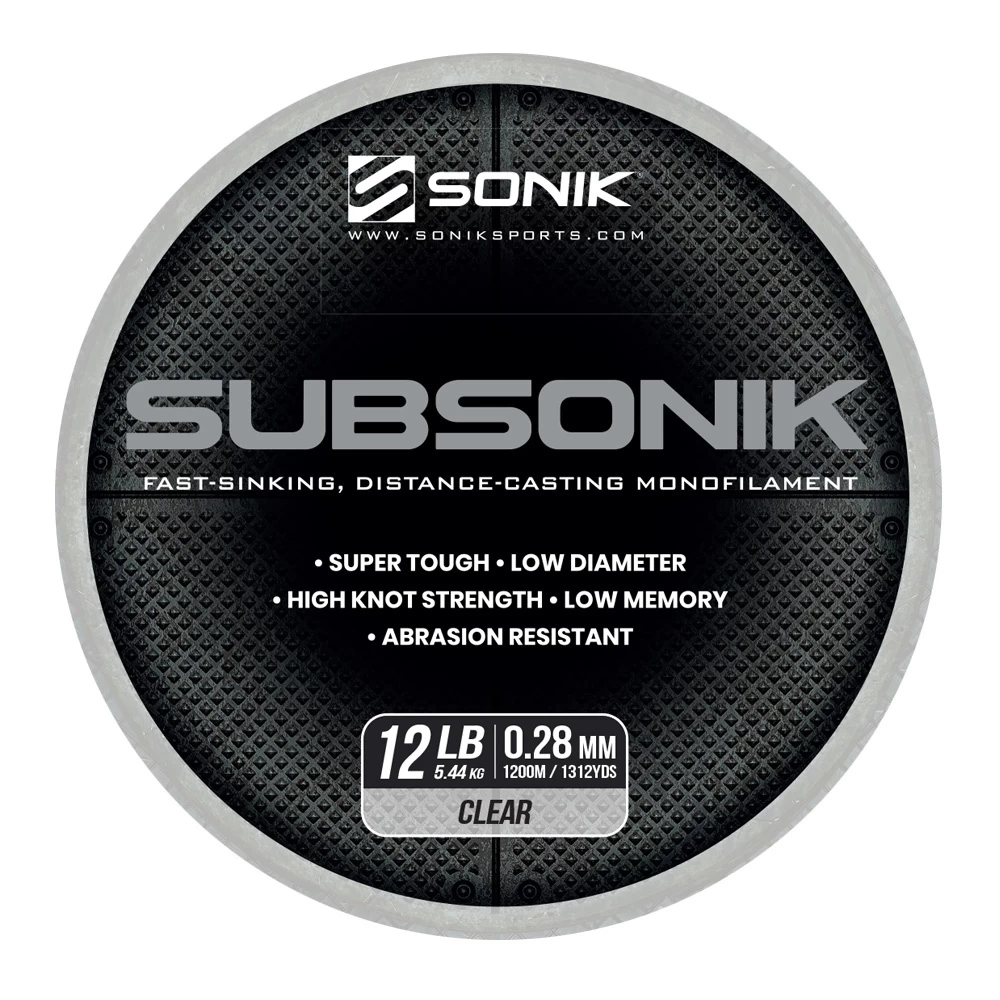 Sonik SubSonik Monofilament Clear | 1200M 3 Sonik SubSonik Monofilament Clear | 1200M