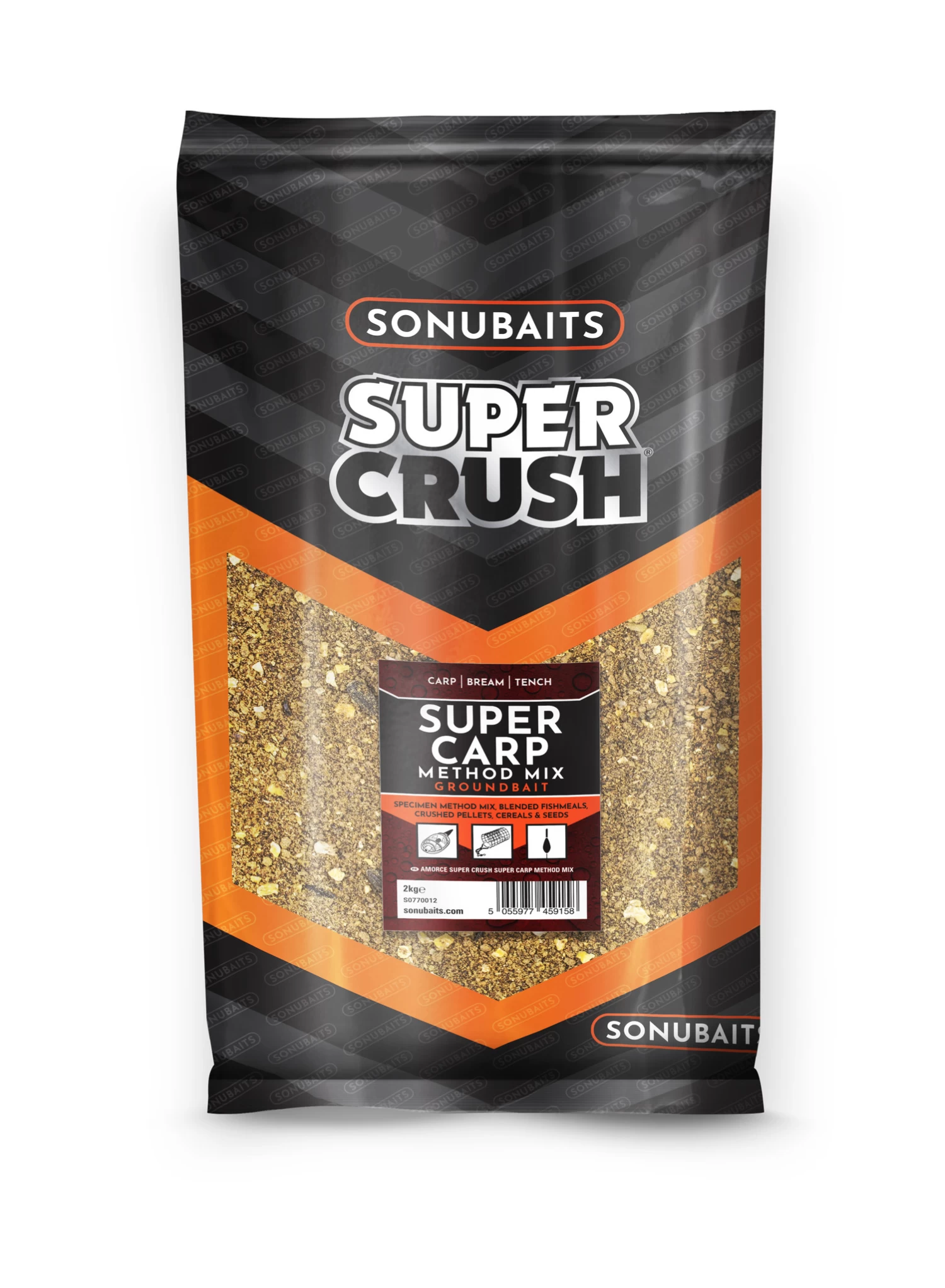 Sonubaits Super Carp Method Mix Supercrush | 2kg | Grondvoer 3 Sonubaits Super Carp Method Mix Supercrush | 2kg | Grondvoer